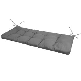 Bench Seat Cushion For Indoor Outdoor Furniture Non Slip Long Chair Cushion with Ties Strap Swing Cushion 51.18x19.68IN For Garden Patio Balcony Entry
