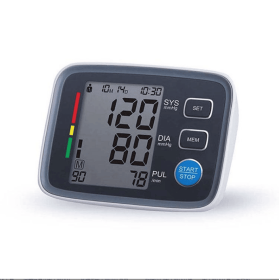PSU80EH Blood pressure meter measure blood pressure heart rate pulse upper arm electronic blood pressure monitor LCD cuff 22 * 42cm off 180 secon